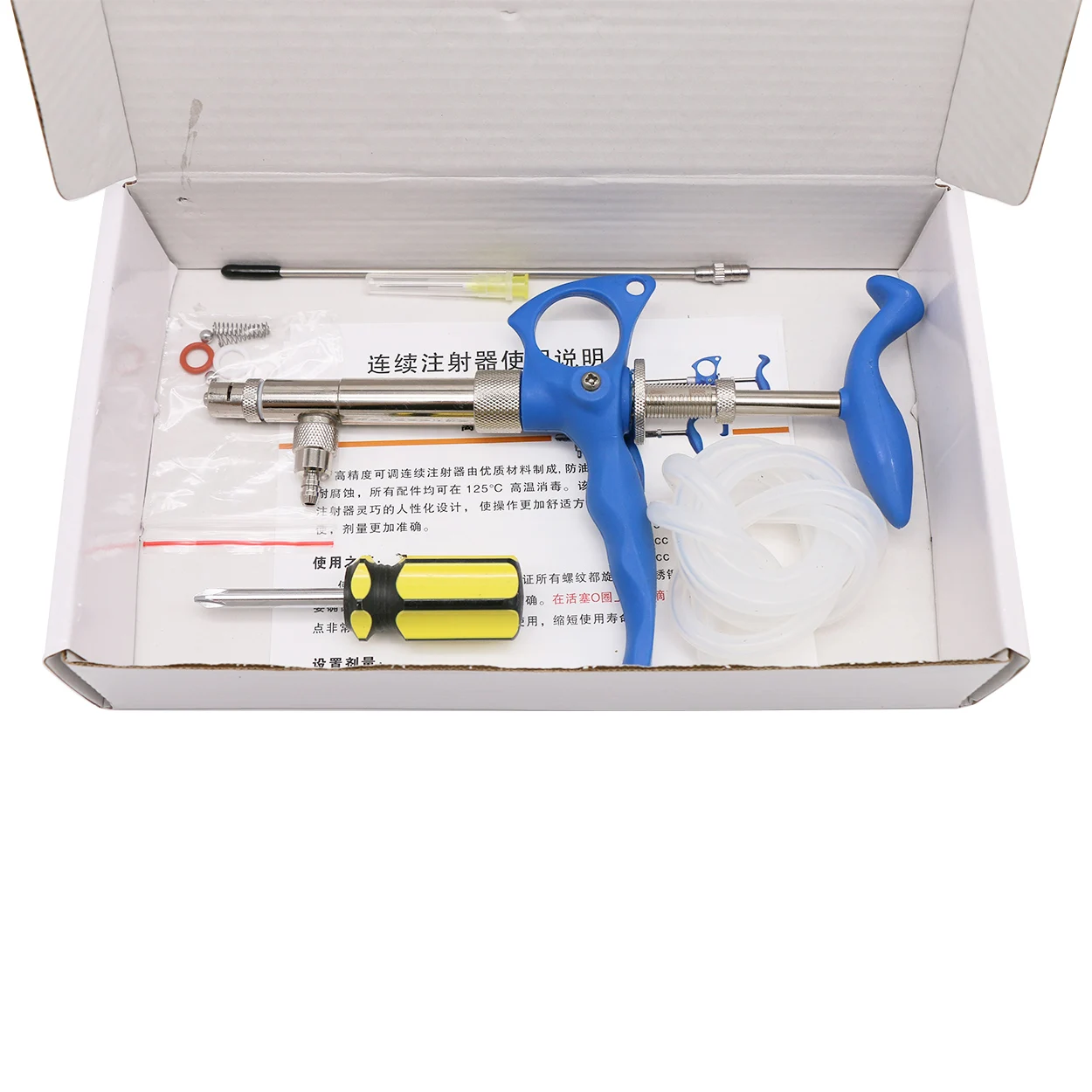 

0,2-2,0cc фиксированный шприц непрерывного действия для крупного рогатого скота, овцы, свиней, сельскохозяйственных животных, шприц для ветеринарных инструментов, принадлежности для разведения скота