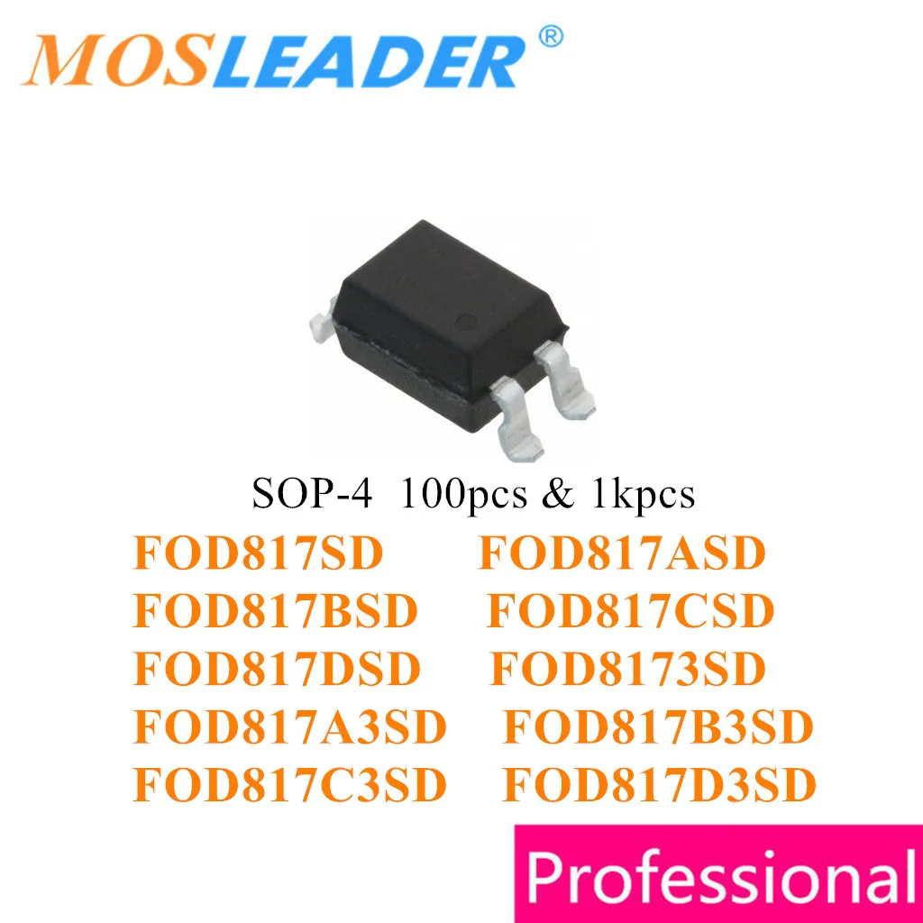 

Mosleader SOP4 100PC 1KPC FOD817SD FOD817ASD FOD817BSD FOD817CSD FOD817DSD FOD8173SD FOD817A3SD FOD817B3SD FOD817C3SD FOD817D3SD