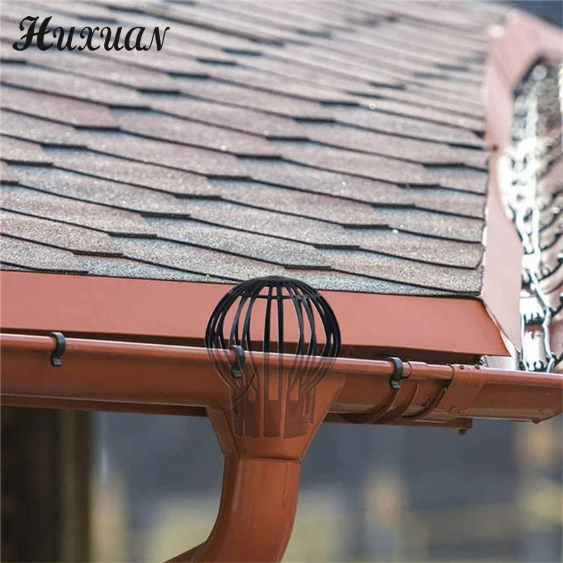 

Rooftop Floor Drain Plastic Black Drain Anti-blocking Circular Grille Balcony Outdoor Rain Household Gutter Guard