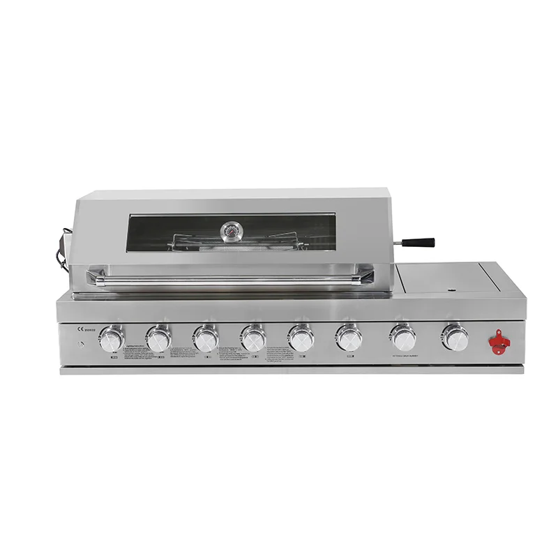 304 Stainless Steel Outdoor Garden Grill Kitchen Propane Natural Gas Built-in BBQ Grills For Parties