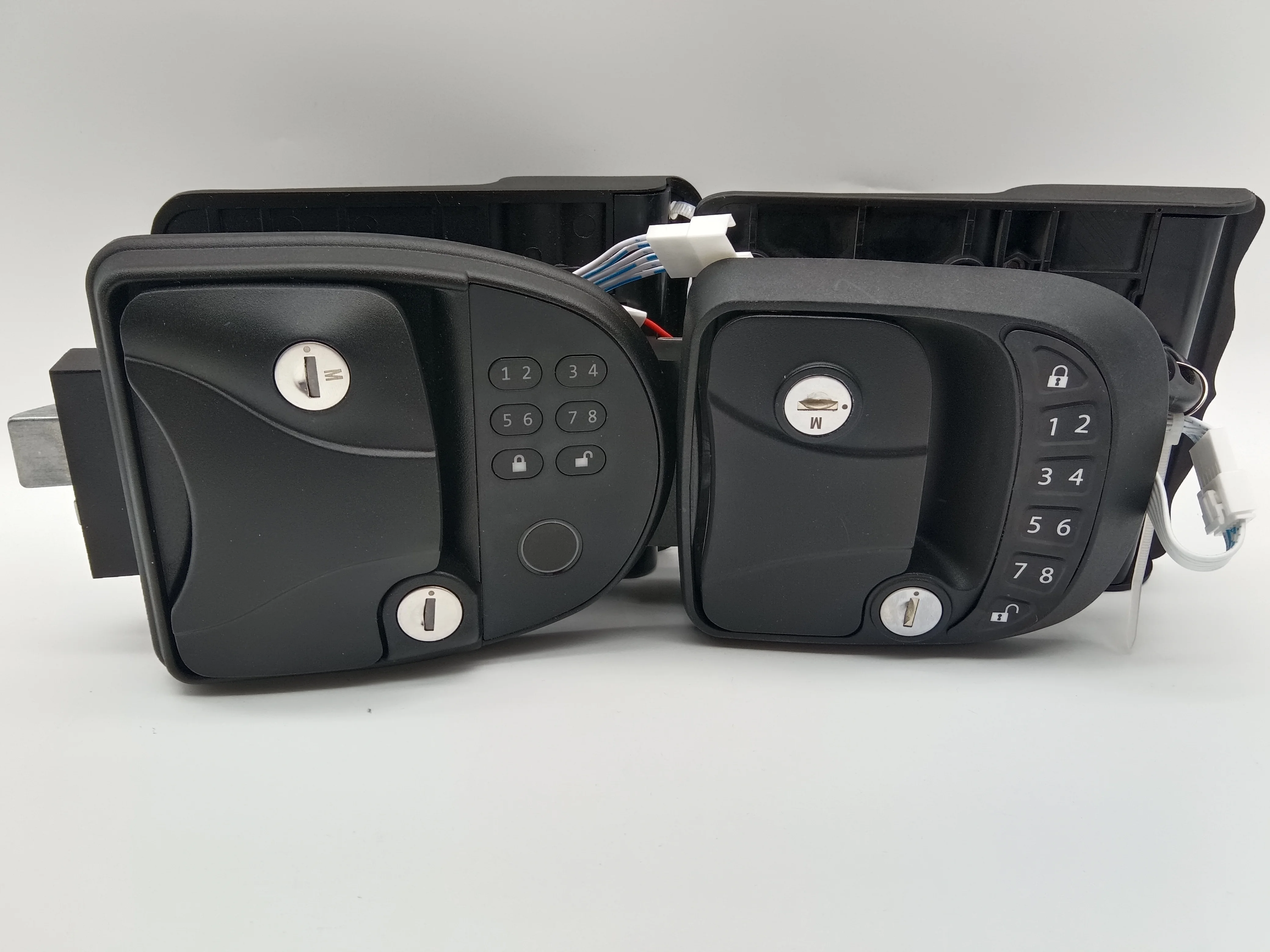 قافلة الإكسسوارات التخييم Rv بصمة الاستشعار قافلة Rv دخول بدون مفتاح الباب مقبض مزلاج المقبض ديدبولت Bl #1