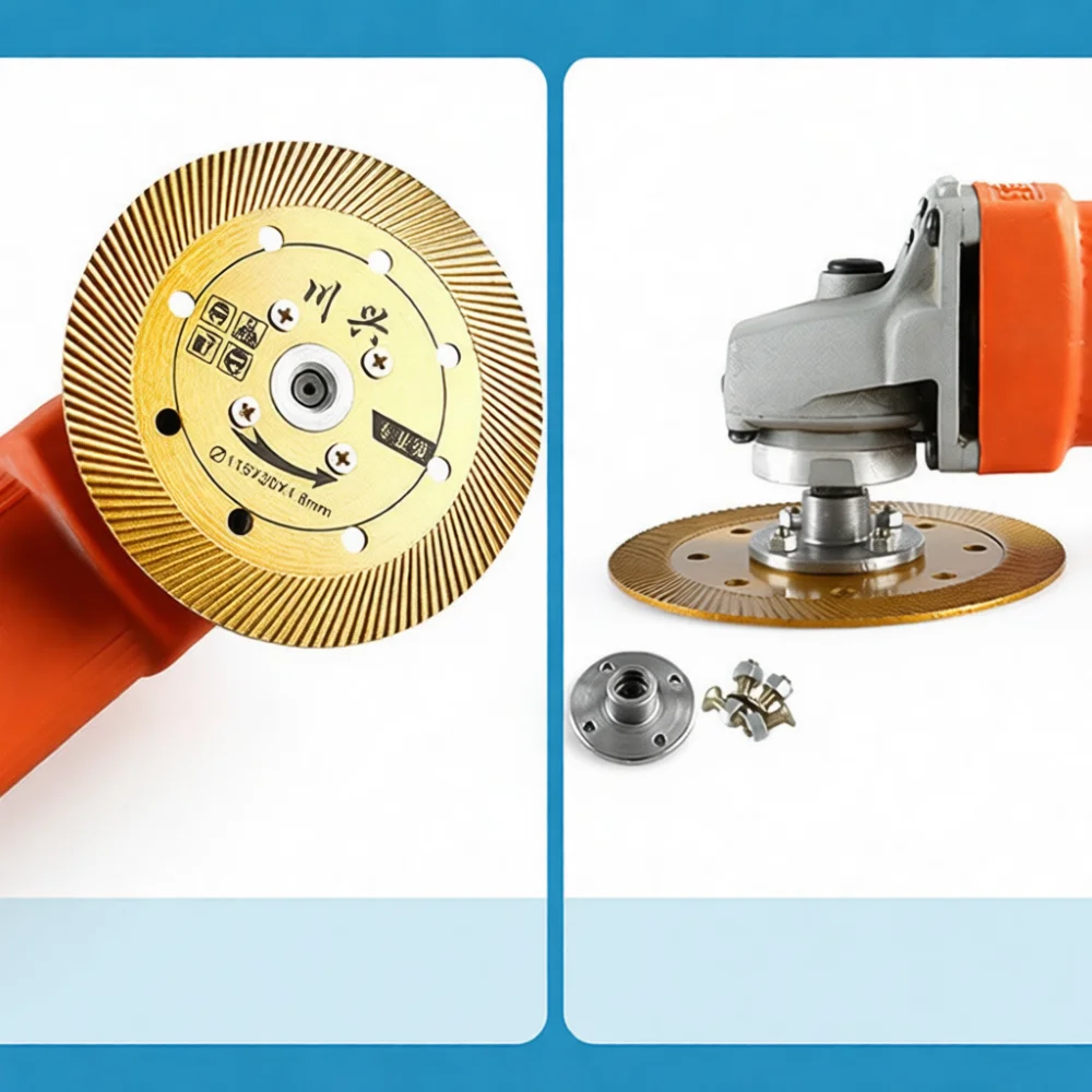 Universal Angle Grinder Pressure Plate Flange Nut Replacement Set Mounting Clamp For Disc Stability Carbon Steel Tool Part
