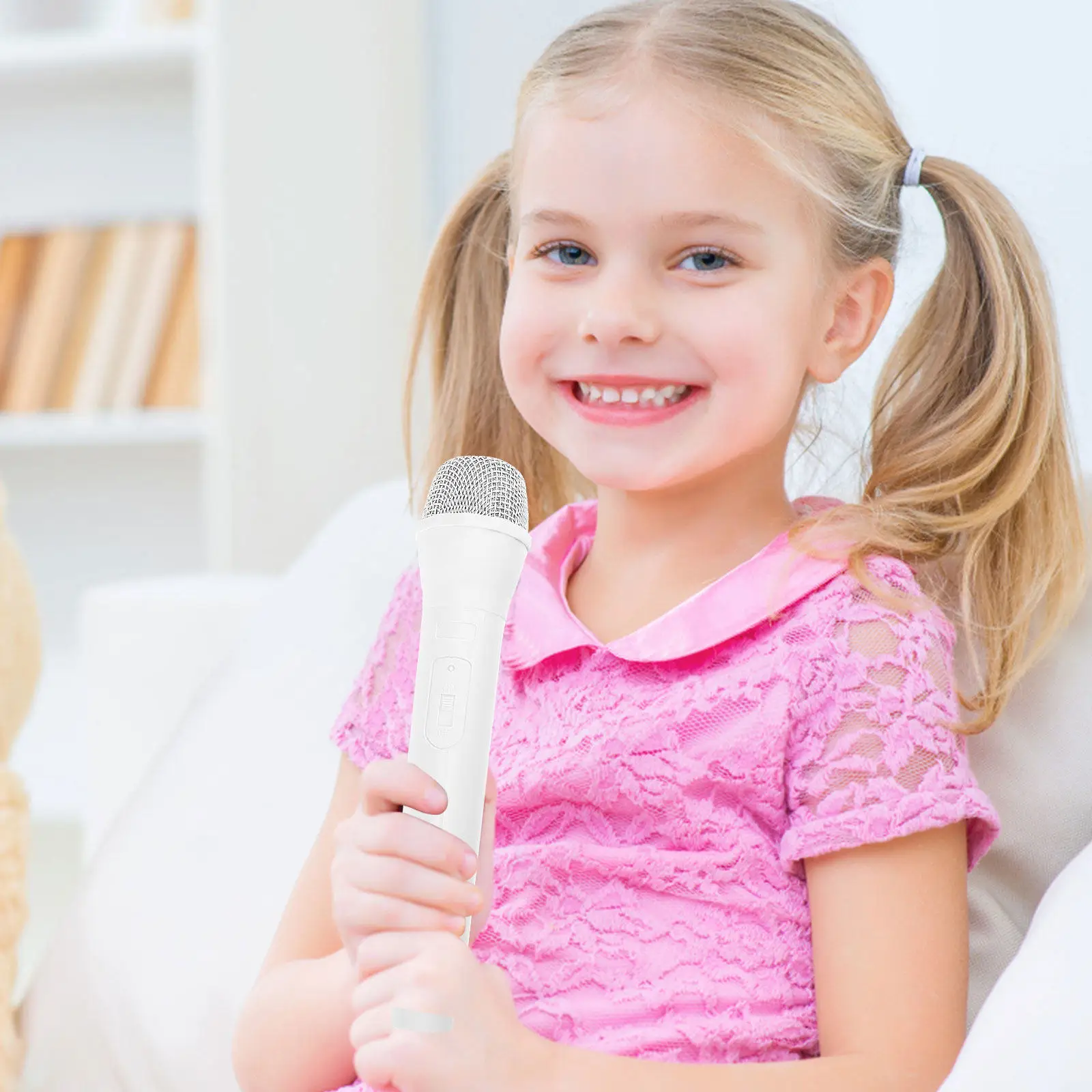 

2 шт. Имитационные микрофоны для детей: реалистичные пластиковые игрушечные микрофоны для ролевых игр, выступлений на сцене, караоке, на день рождения, Рождество, вечеринки