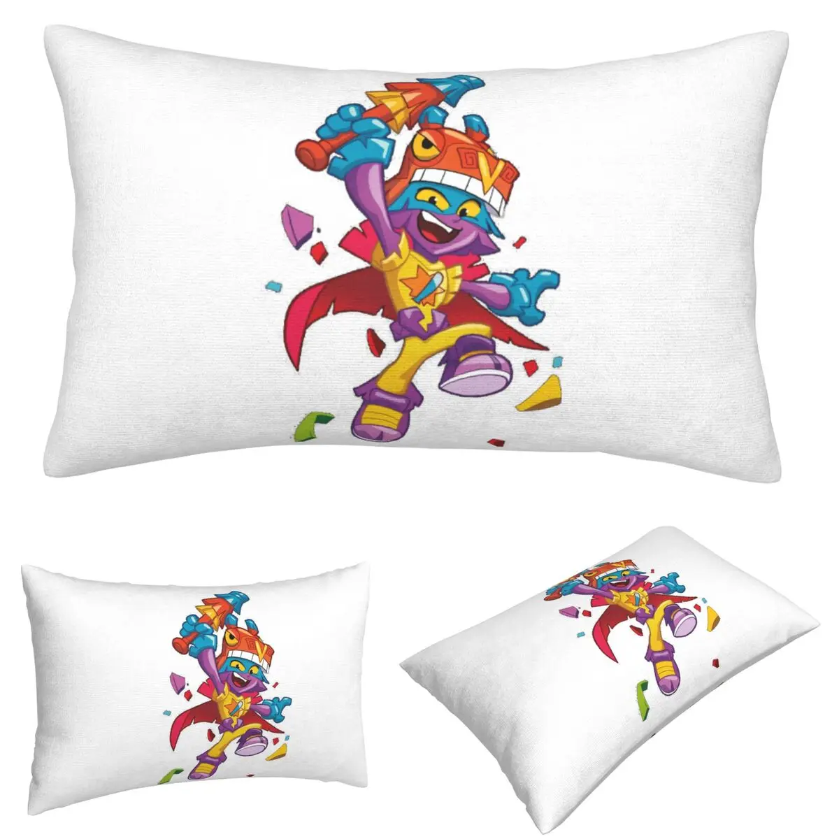 

Superthings Rectangle Pillowcase Cushion Cover Decor Bedroom Bed Home Comfort Throw Pillow