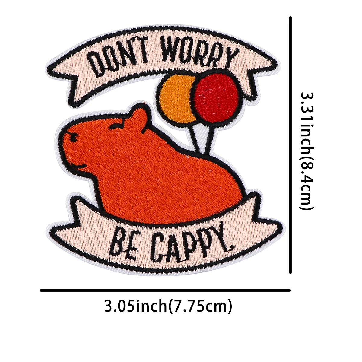 Capybara Axolotl Manga Badges DIY Patch for Clothing Iron on Embroidered Sewing Applique Cute Sew On Fabric Apparel Accessories