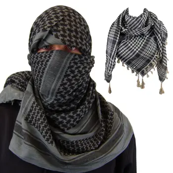 Keffiyeh Tacticals 沙漠圍巾 頭巾 頸巾 阿拉伯圍巾 男女通用 阿拉伯頭巾 Keffiyeh 巴勒斯坦圍巾 10 最佳銷售 寶仕迪絲巾 - №8