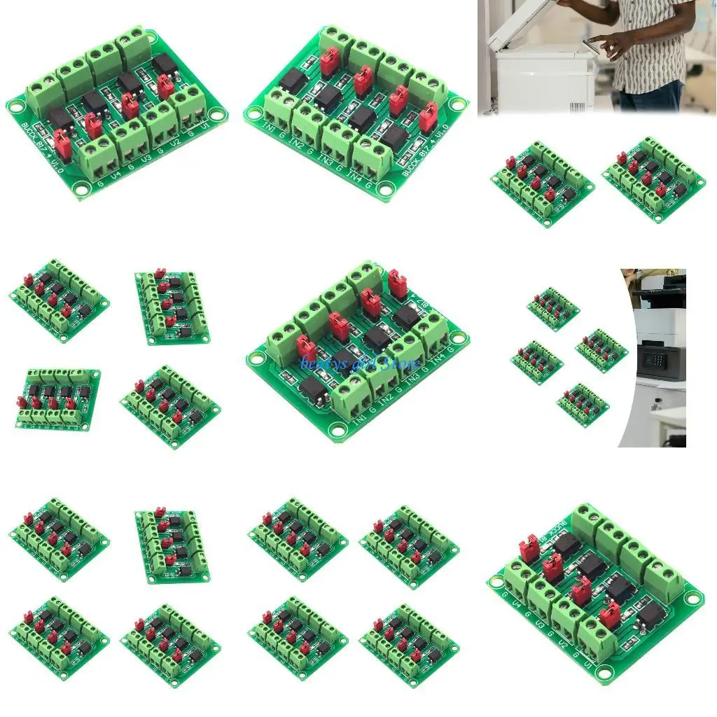 

Независимая 4-полосная изолирующая плата оптопары C7AB с высокой защитой от помех для приложений управления напряжением