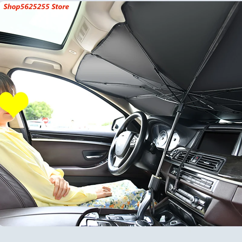 Car Parasol Front Windshield Roof Block Front Rear Folding Cover Sun Protection and Heat Insulation Car Accessories