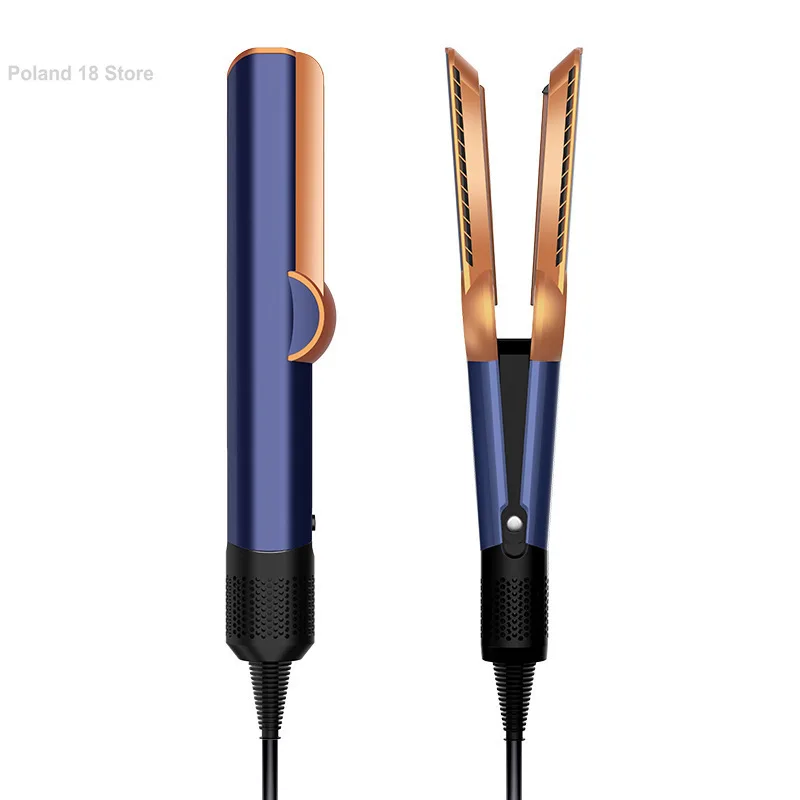 Piastra e Asciugacapelli 2 in 1 Professionale a Ioni Negativi, Riscaldamento Rapido per Capelli Bagnati o Asciutti, Styling di Lunga Durata