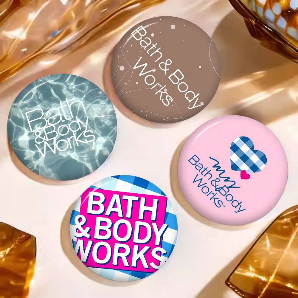 Bath & Body Works Anime Button Pin Handmade Brooch for Clothes Cartoon Badge Backpack Decoration Jewelry Accessories