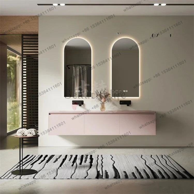 

FG10Double basin tempered glass matte integrated seamless hand washing basin washbasin under the counter basin