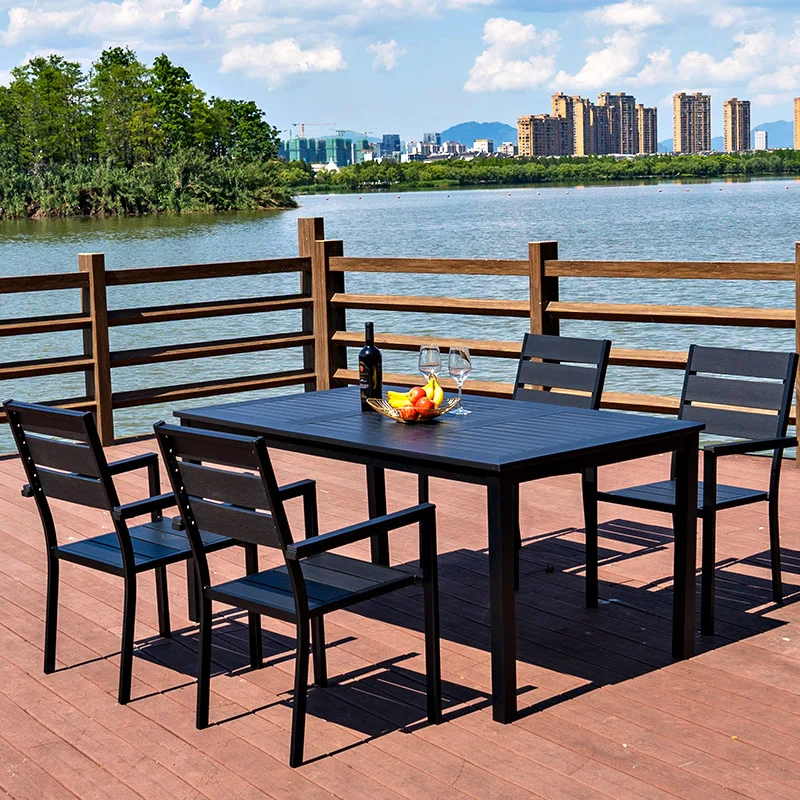 

Outdoor tables and chairs kit Outdoor terrace Waterproof sunscreen Outside the yard Tea garden Balcony courtyard Leisure tables