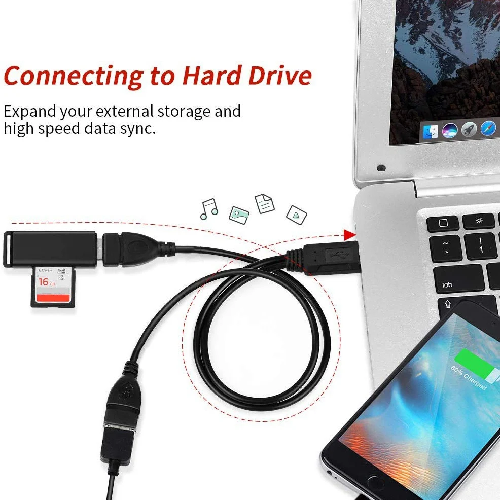 Cable divisor USB 2,0 A macho A USB Dual, conector hembra Y Cable cargador divisor