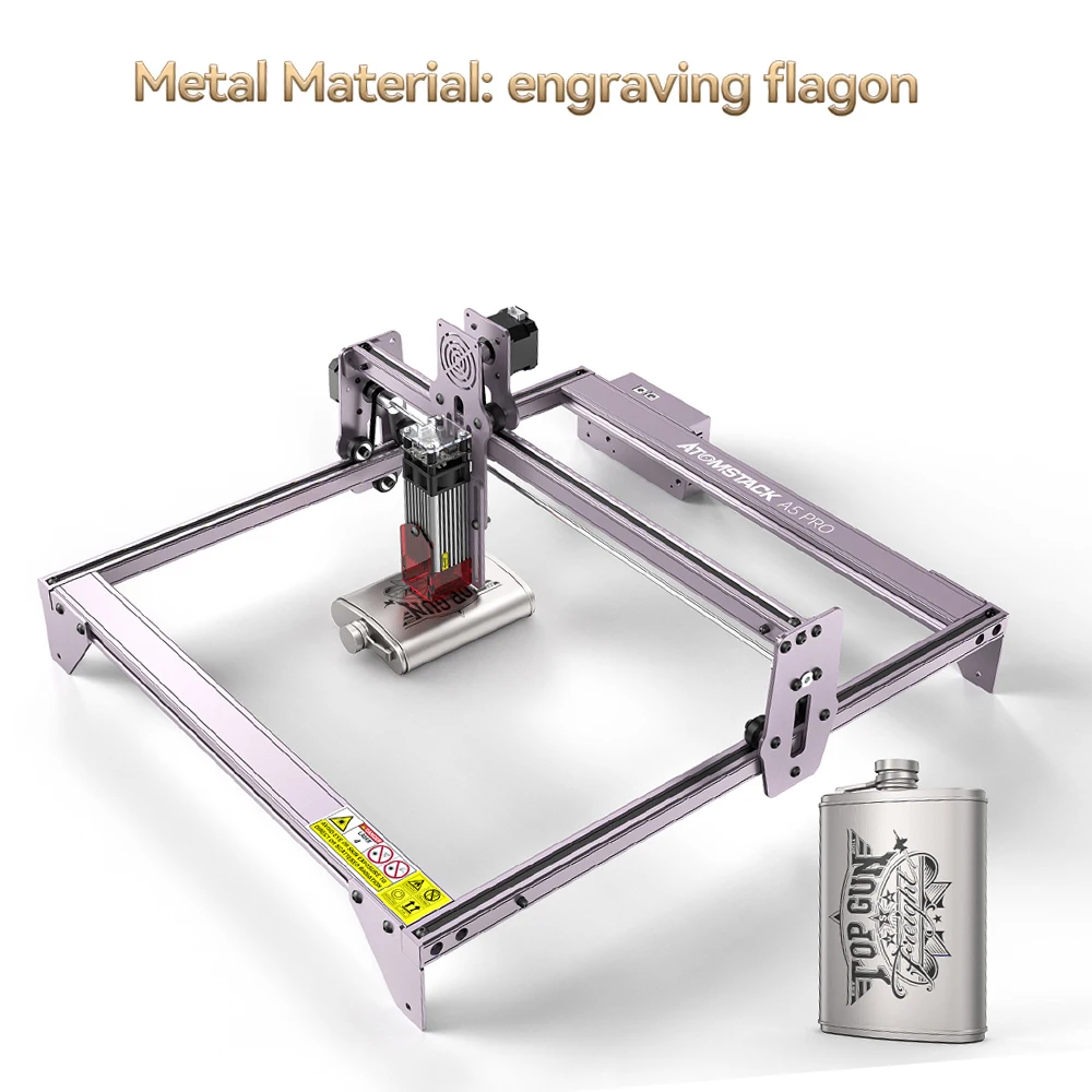ATOMSTACK A5 Pro 40W Laser Engraver CNC Desktop DIY Laser Engraving Cutting Machine with 410x400 Engraving Area Spot Compression
