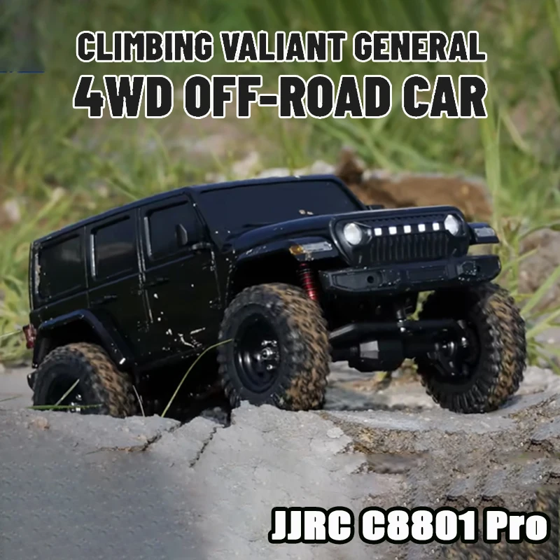 New JJRC C8801Pro 1/18 RC Car C8801 Wrangler Off-road Climbing