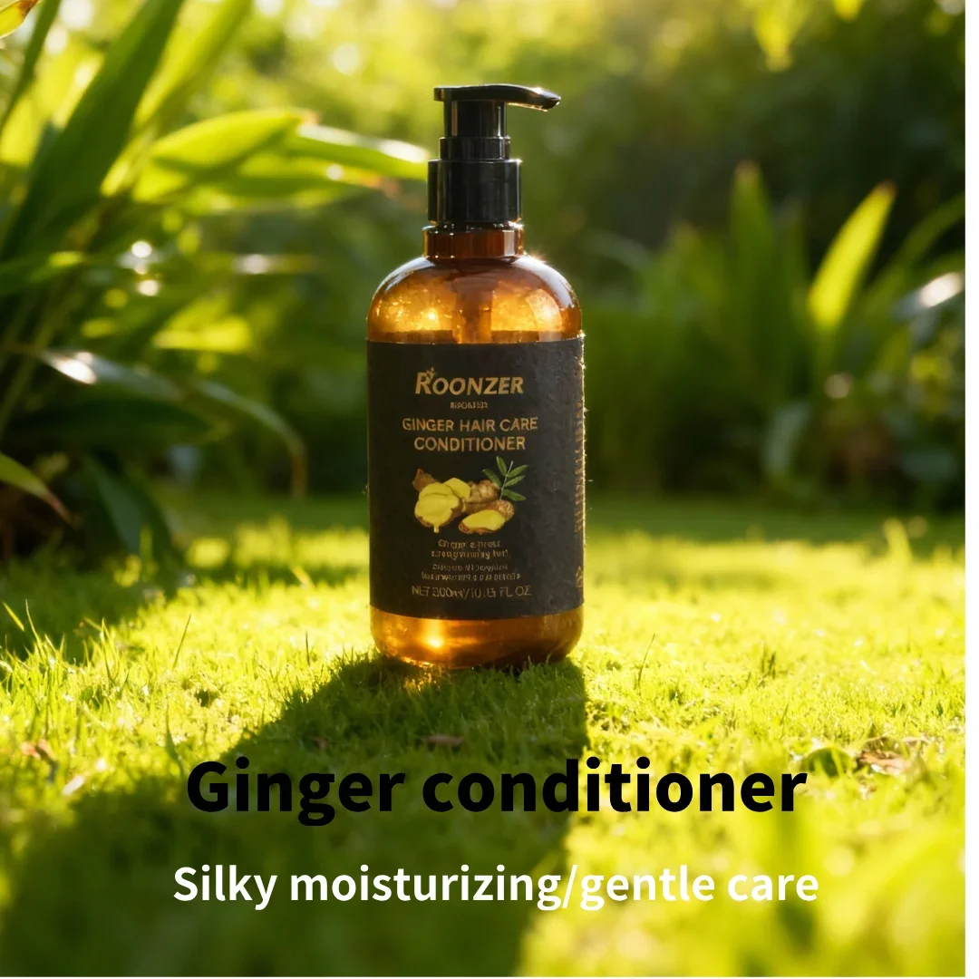 

300ml ginger conditioner, containing ginger extract, gently moisturizes and cleans, supple and silky, soothing and relaxing.