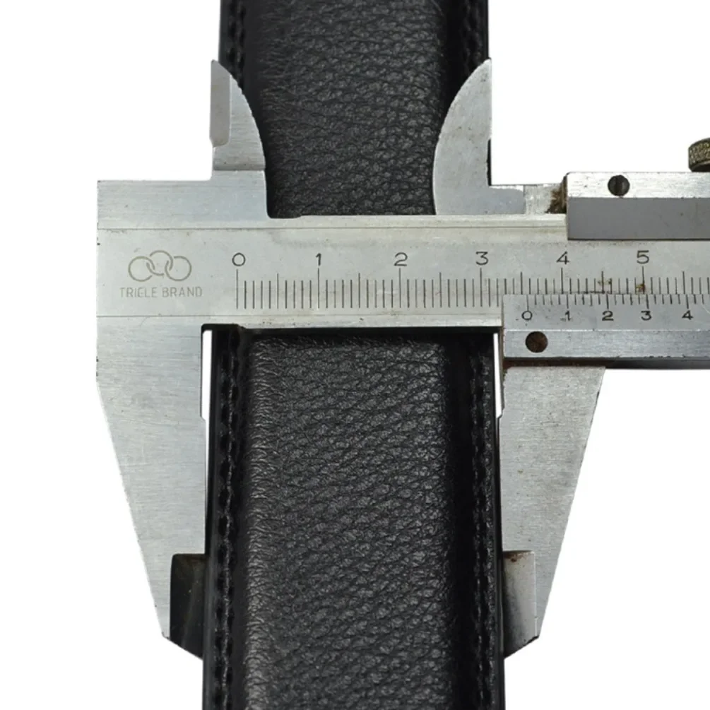 Automatischer Schnallengürtel aus echtem Leder, mehrfarbiger Hüftgurt für den täglichen Jeansgebrauch, 3,5 cm breiter Herren-Hüftgürtel, perfektes Vatertagsgeschenk – Detail 35