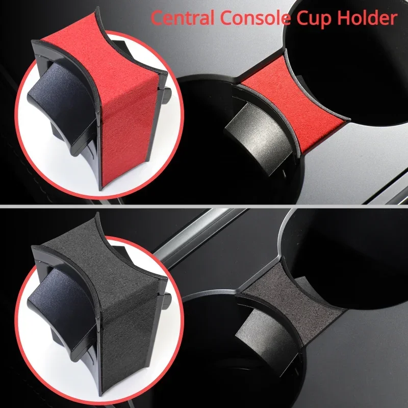 Car Water Cup Slot Slip Limit Clip for Tesla Model 3 Y 2023 Accessories ABS Turn Fur Car Cup Holder Limiter Cup Holder Separator