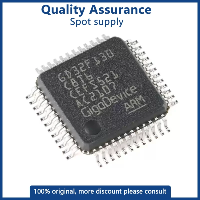 5pcs GD32F130C8T6 GD GD32 GD32F130 GD32F130C GD32F130C8 GD32F QFP-48 IC Chip