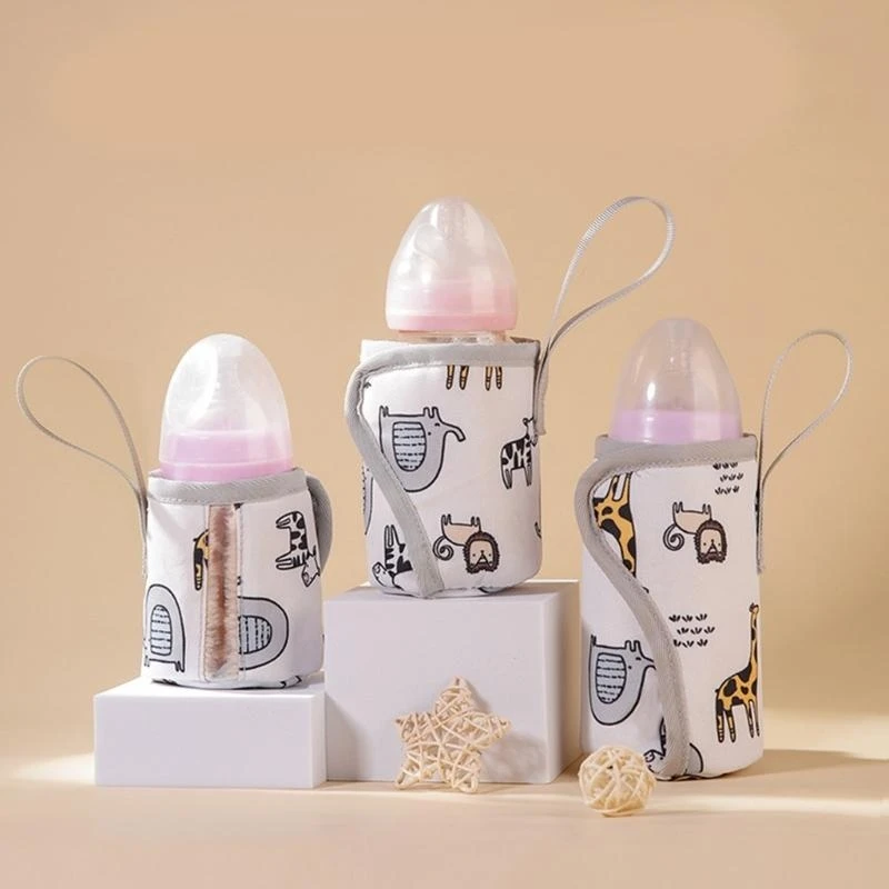 

M76C Infant Bottles Warm Keeping Cover with Lanyard Baby Bottle Sleeve Baby Feeding Bottle Warm Cover Milk Bottle Protector