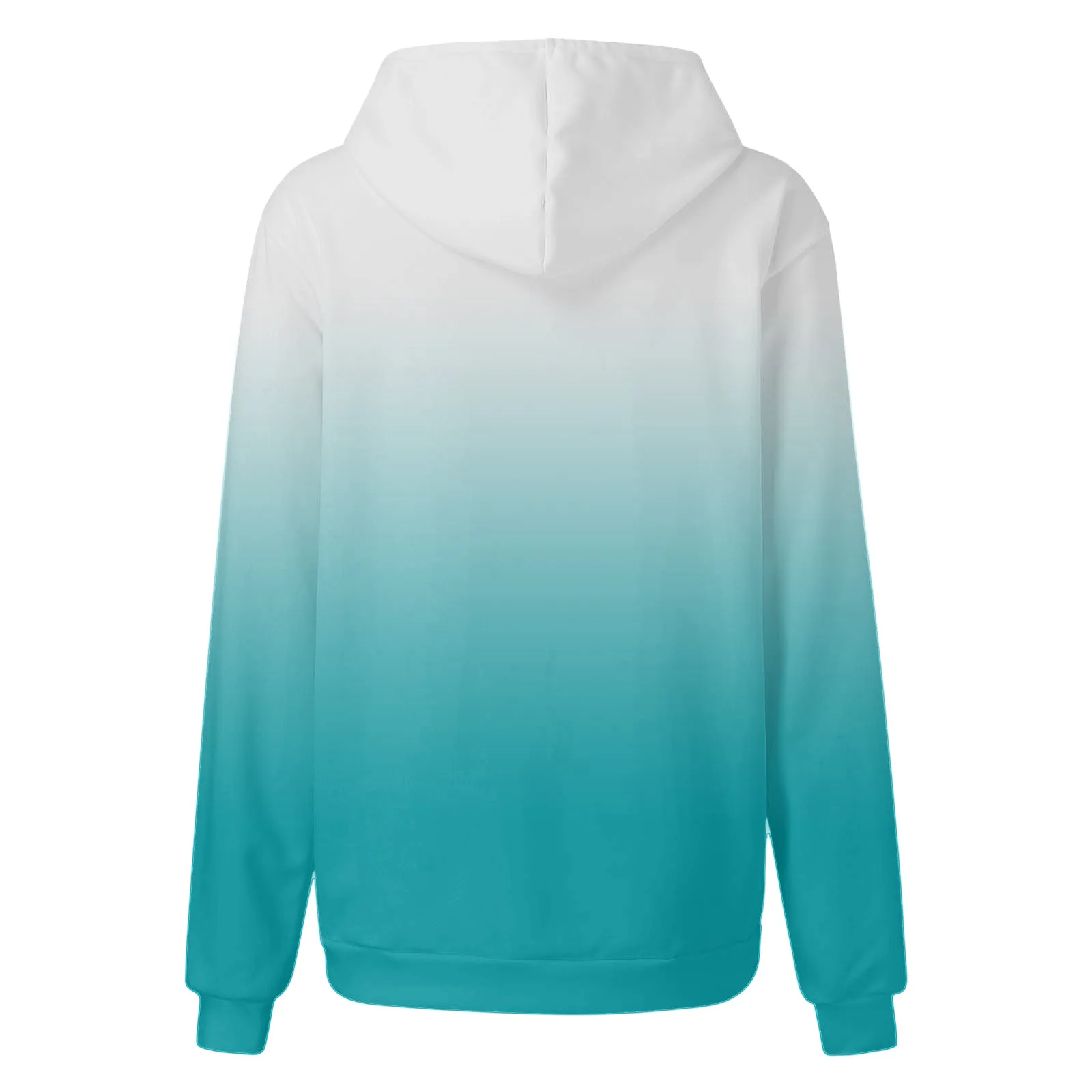 Sudadera con capucha de gran tamaño para mujer, Sudadera con capucha clásica de color degradado, sudadera holgada de manga larga con bolsillo, sudaderas versátiles de Hip Hop Y2k