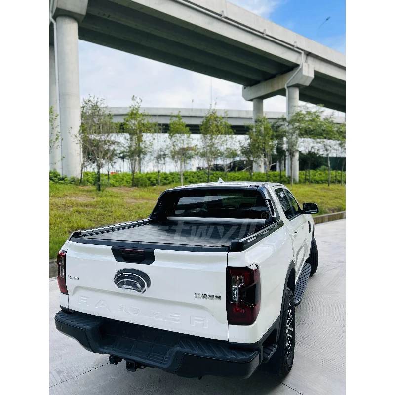 Retractable Electric Roller Shutter Tonneau Cover for Pickup Truck Bed, Truck Bed Lid