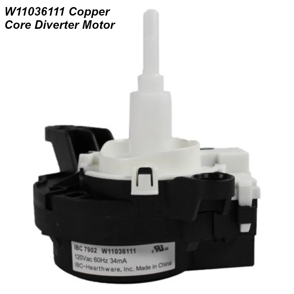 

W11036111 Copper Core Diverter Motor - Compatible with Whirlpool W11412297 Dishwasher