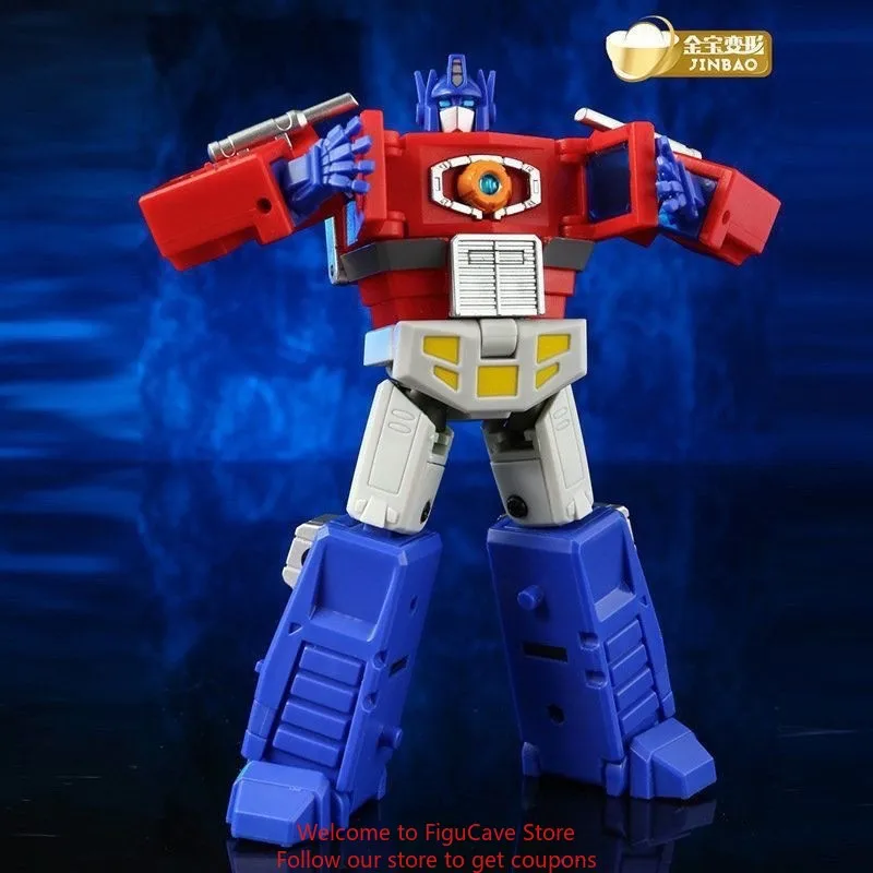 변형 장난감 진바오 2001 소형 OP G1 애니메이션 버전 자동차 모델 피규어 액션 피규어 컬렉션 선물