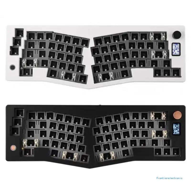 ABM066 Mechanical Keyboard VIA-programmable RGB Keypad 66Keys BT5.0/2.4Ghz/TypeC DropShipping