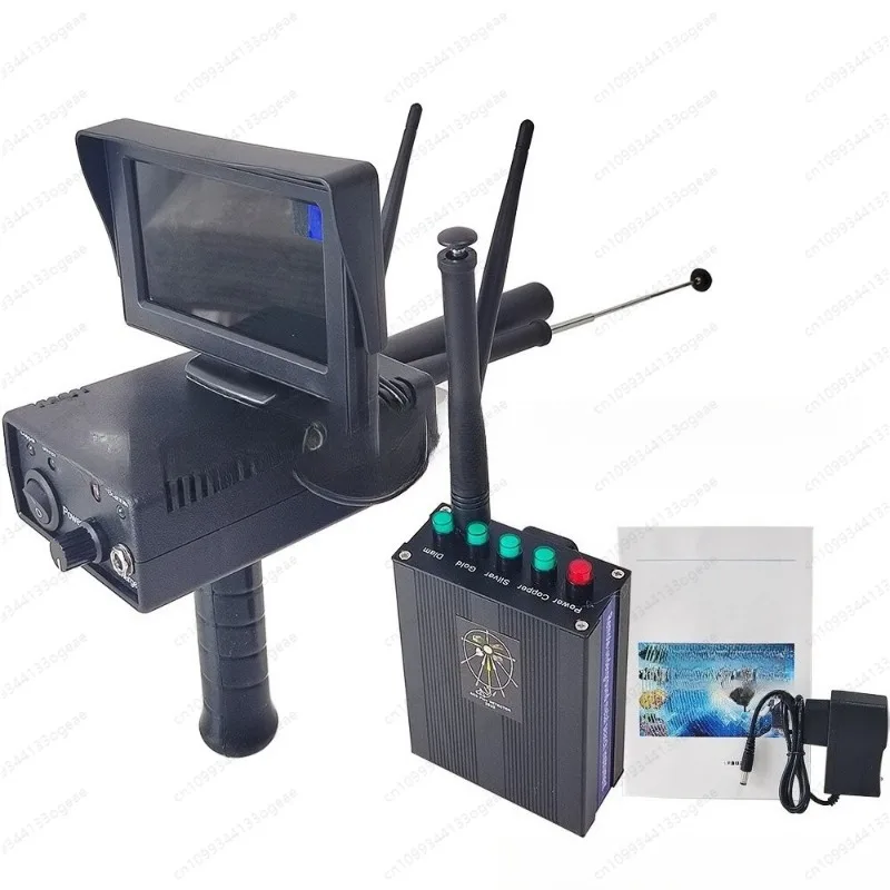 3D Pulse Finder Metal Detector, Large LCD Screen Long Range for Gold Silver Copper Diamond, Industrial Underground Detector