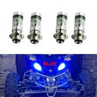 2Pcs 100W H6 LED Headlights Bulbs Super White Low High Beam for Yamaha YFZ450R Rhino 700 Raptor YFM660 TRX Motorcycle Accessorie