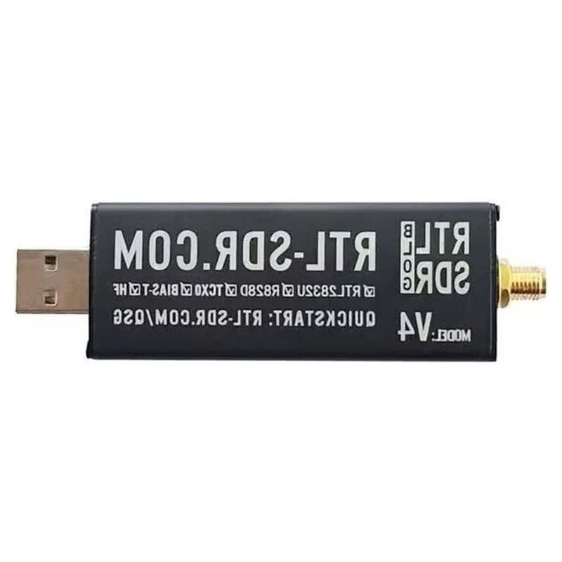 ABGB-RTL-For SDR V4 R820T2 1PPM TCXO SMA For Blog Software Defined Radio Dongle Wideband For SDR Receiver 1PC