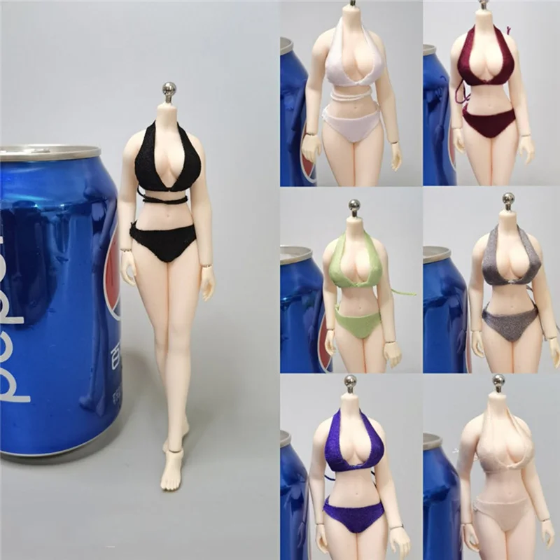 

cdtoys cd044 1/12 Scale Women's Bikini Swimsuit Bra Thong Clothes Set Accessory Model for 6 inches Action Figure