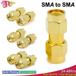 SMA Male to SMA Male Plug Straight RF Coax Connector RP SMA Male Coupler Converter Fast Shipping for Wifi Adapter