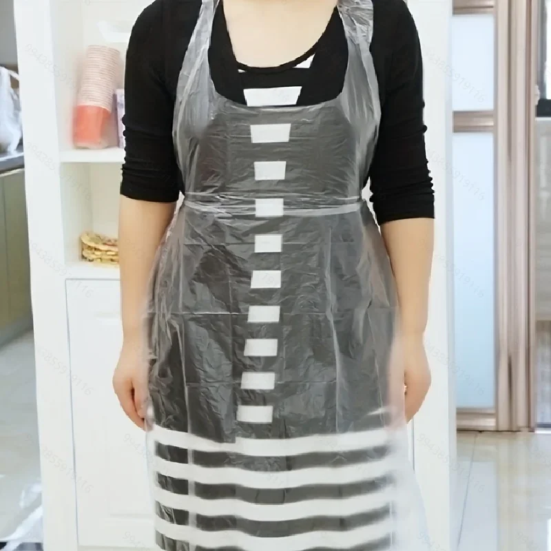 100pcs Adult Disposable Tattoo Apron Transparent Clothing Anti Pollution Sterile Clothing Clean Cover Cape Cloth Apron