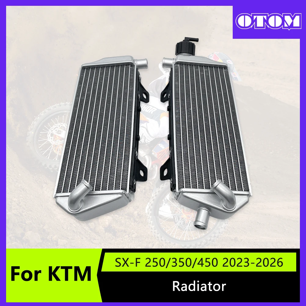

OTOM 2023-2026 Motorcycle Aluminum Radiator For KTM SX/XC/XC-W/EXC HUSQVARNA TC/TE/TX GASGAS MC/EC Dirt Bike OEM Parts