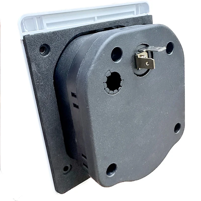 

220V waterproof power pick-up port for outdoor RV, five holes with USB + 12/24V cigarette lighter plug