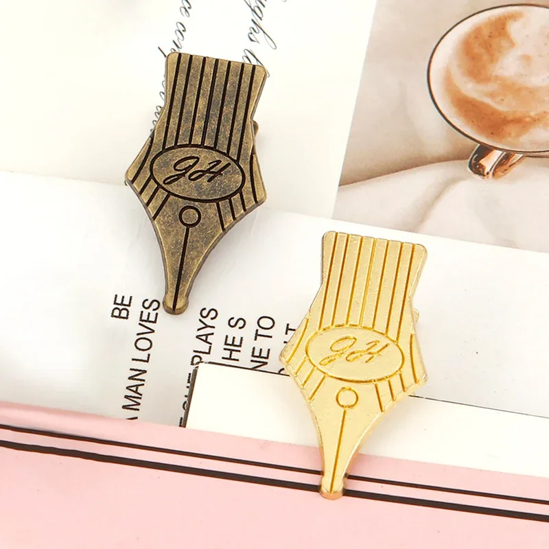 Pen Tip Notebook Binder Clips Zinc Alloy Long-tail Holder Ticket Document Test Paper Note Storage Study Office Metal Clip