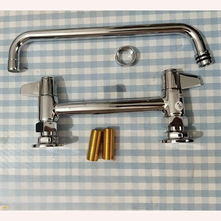 Hot and cold faucets Restaurant Kitchen Dishwashing faucets Water pipes