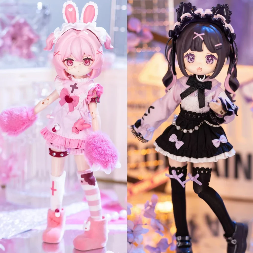 自由請求電子かわいいペット 1/12 BJD ブラインドボックス可動関節フィギュア人形トレンディなおもちゃの装飾品サプライズギフトミステリーボックス