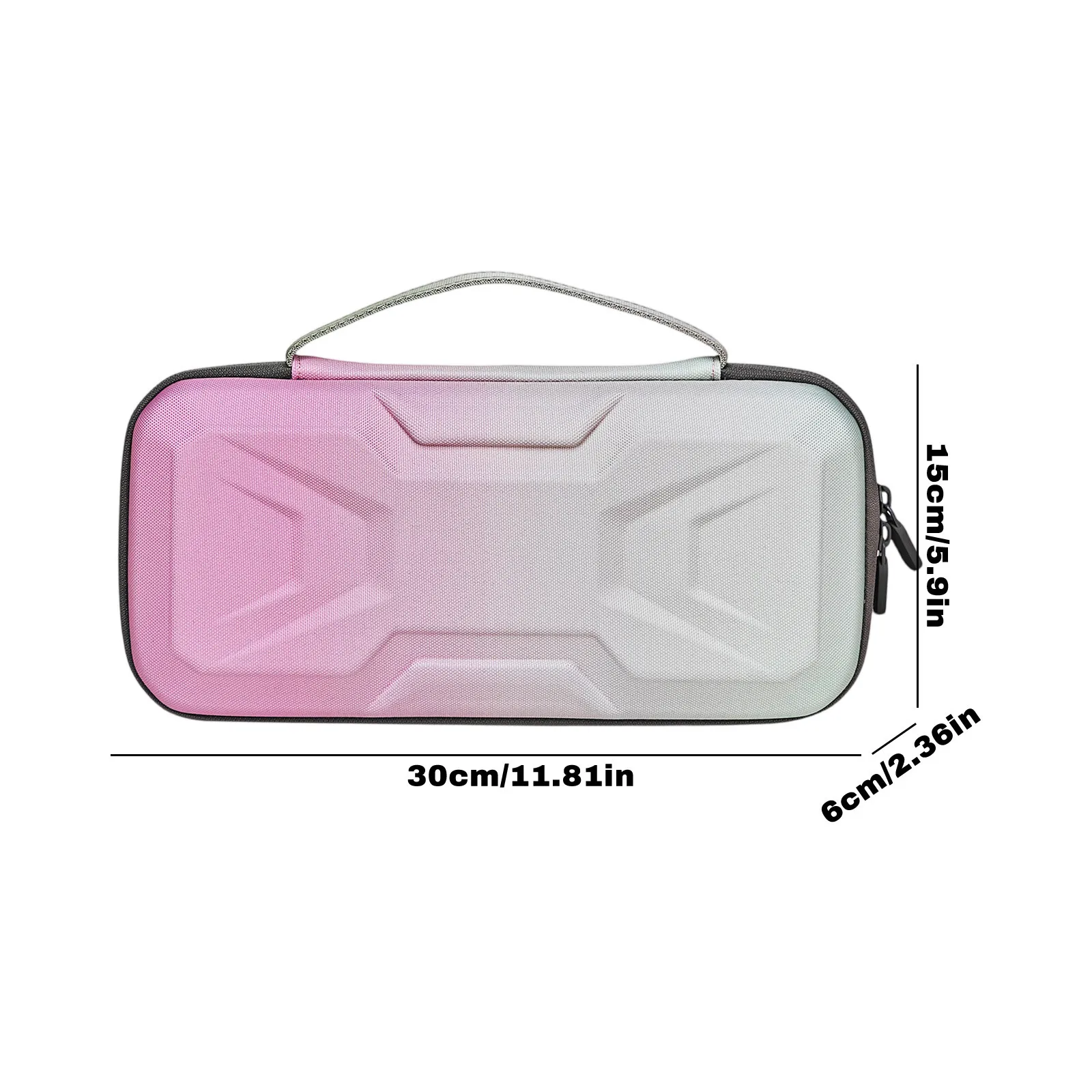 حقيبة تخزين ألعاب متدرجة عصرية - حقيبة متينة مقاومة للصدمات مع حزام قابل للتعديل، 10 حاملي بطاقات وتصميم مقاوم للماء