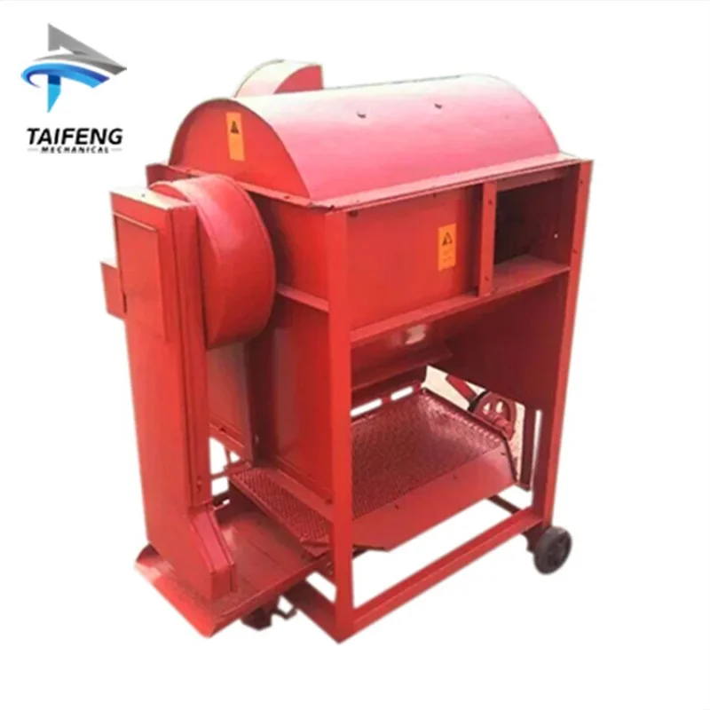

Wheels Mobile Engine Used Grain Sorghum Soybean Wheat Rice Thresher