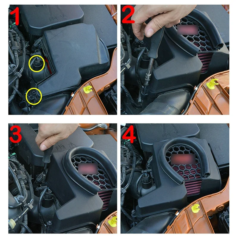 

For Ford Focus ST RS Kuga 2012-2018 Air Inlet Filter Box Inlet Protection Intake Cover 2017 Escape 2012 C-MAX MK3