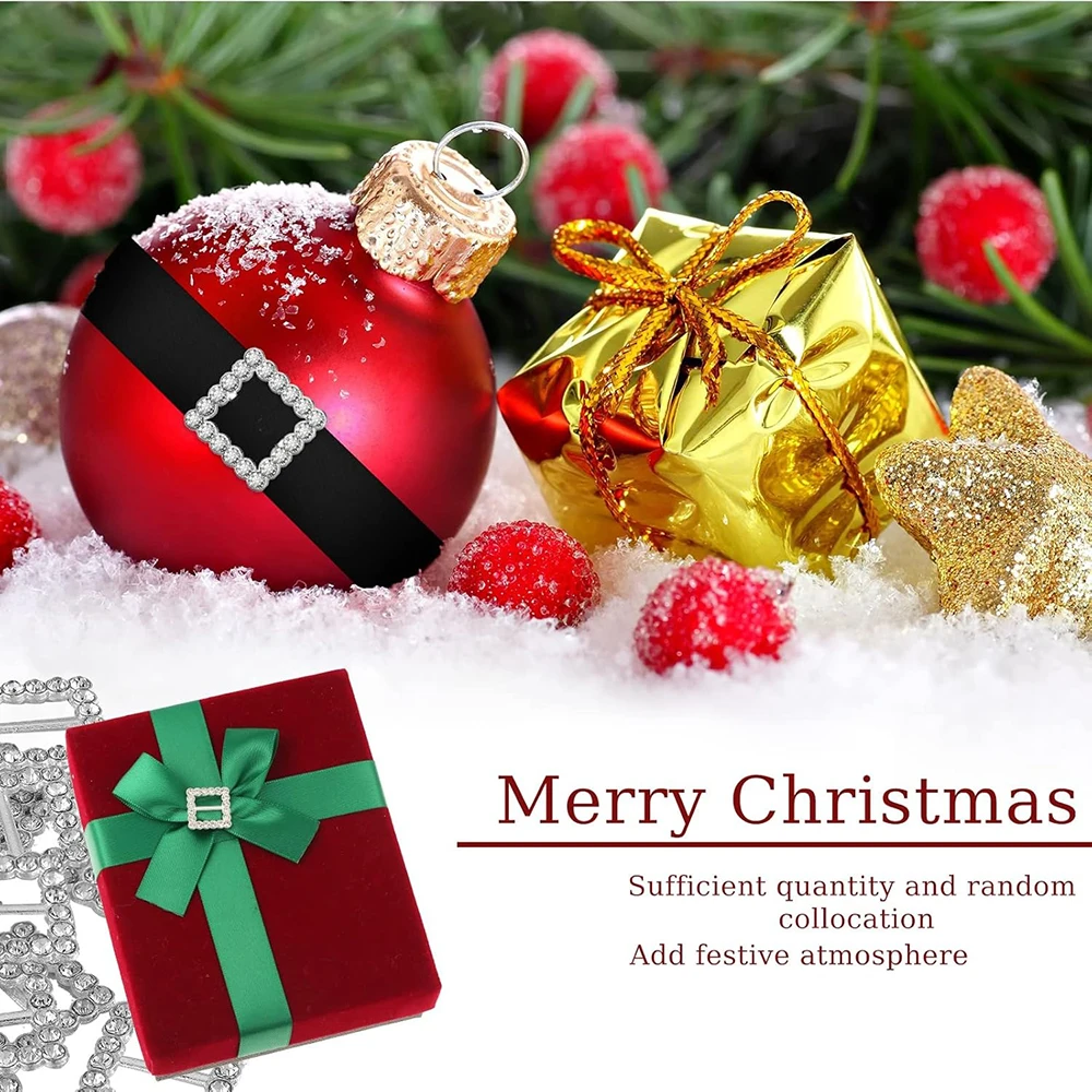 10 قطعة كريستال حجر الراين الشريط أبازيم المتزلجون مربع مشبك صغير الشريط المنزلق حزام الحرفية للملابس الديكور هدية التفاف #5