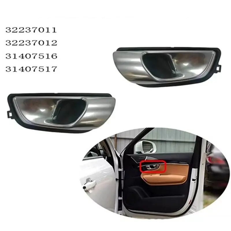 1Pair 32237011 32237012 Car Interior Door Handle For Volvo