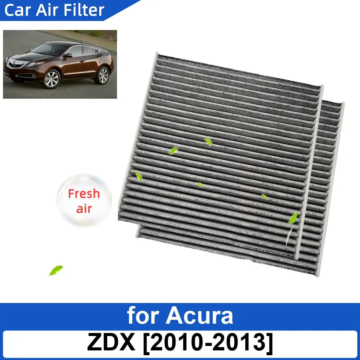 

Car Air Filter for Acura ZDX 2010-2013 Carbon Fiber Cabin Auto Filters CF10134 80219-SHJ-A01 80292-SDA-407 80292-SDA-A01