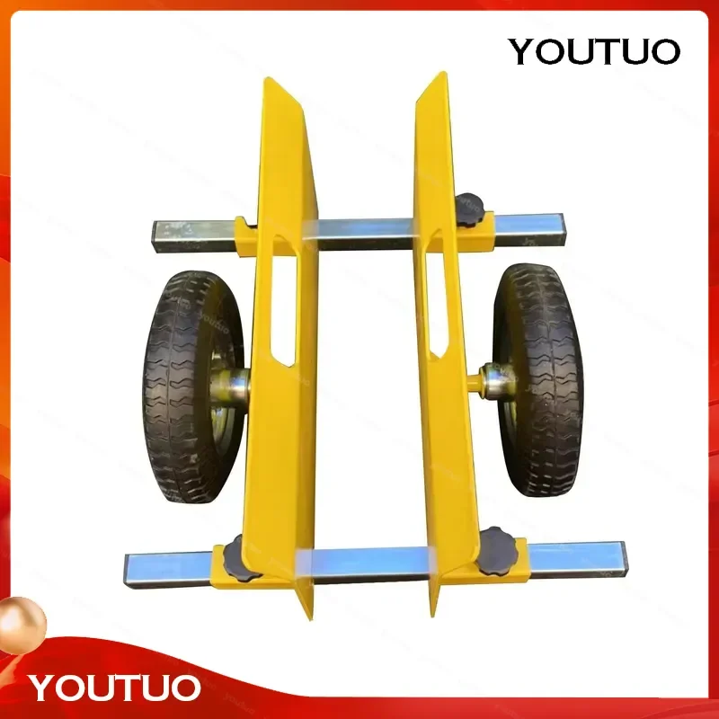 Panel Dolly Sturdy Practical Mute Mobility Drywall Mover  Fences Wooden Doors Drywall Sheet Material Handling