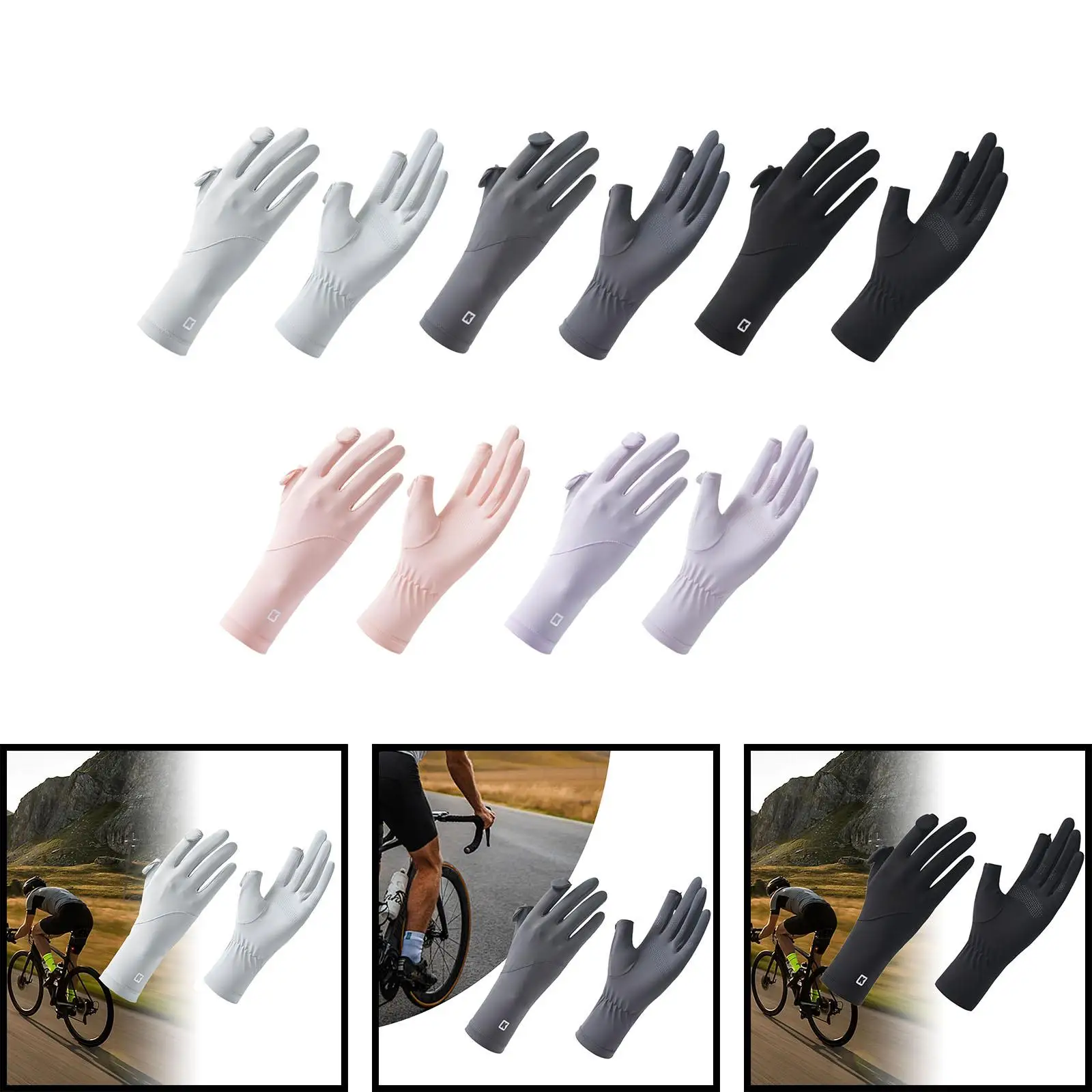 Sun Protection Gloves for Women Summer for Riding Outdoor Activities Cycling