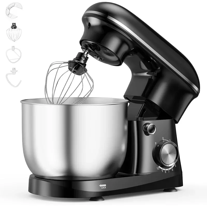 6.3 Qt Stand Mixer 10-Speed Tilt-Head Electric Mixer for Baking
