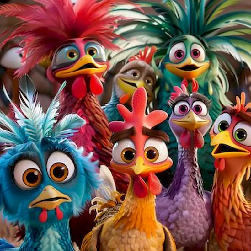 

RUOPOTY DIY Diamond Embroidery Rooster Painting Animal Acrylic Craft Supplies Diamond Mosaic Wall Decoration